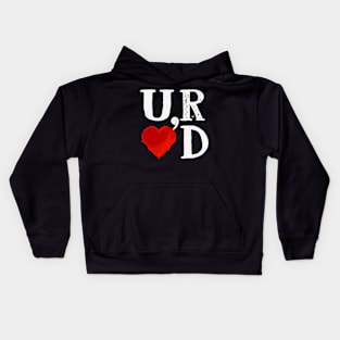 UR LOVED by Tai's Tees Kids Hoodie